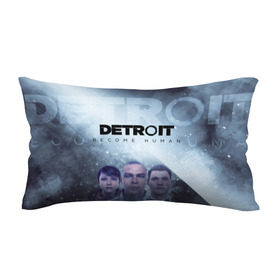 Подушка 3D антистресс с принтом Detroit become human в Кировске, наволочка — 100% полиэстер, наполнитель — вспененный полистирол | состоит из подушки и наволочки на молнии | dbh | detroit | gamer