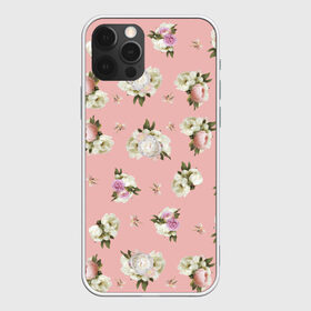 Чехол для iPhone 12 Pro Max с принтом Пионы розовые в Кировске, Силикон |  | Тематика изображения на принте: букет | пионы | розовый | розы | цветы