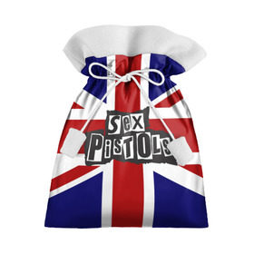 Подарочный 3D мешок с принтом Sex Pistols в Кировске, 100% полиэстер | Размер: 29*39 см | Тематика изображения на принте: англия | британия | панк | флаг