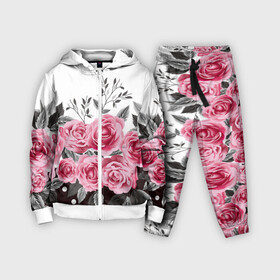 Детский костюм 3D с принтом Rose Trend в Кировске,  |  | flowers | hipster | rose | swag | trend | мода | розы | стиль | стильная | цветы