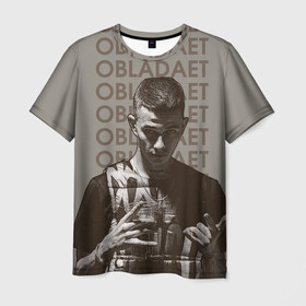 Мужская футболка 3D с принтом New rap в Кировске, 100% полиэфир | прямой крой, круглый вырез горловины, длина до линии бедер | назар вотяков | обладает | русский рэп