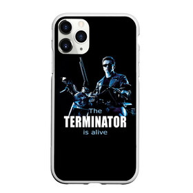 Чехол для iPhone 11 Pro матовый с принтом Terminator alive в Кировске, Силикон |  | Тематика изображения на принте: arnold schwarzenegger | арнольд шварценеггер | киборг | кино | терминатор