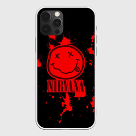 Чехол для iPhone 12 Pro Max с принтом Nirvana в Кировске, Силикон |  | cobain | kurt | nevermino | nirvana | альтернативный | гранж | грол | группа | дональд | кобейн | курт | музыка | надпись | нервана | нирвана | новоселич | певец | рок | смайл | смайлик | солист