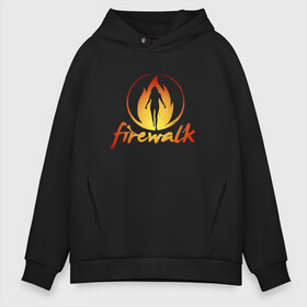 Мужское худи Oversize хлопок с принтом Life is Strange Firewalk Fire в Кировске, френч-терри — 70% хлопок, 30% полиэстер. Мягкий теплый начес внутри —100% хлопок | боковые карманы, эластичные манжеты и нижняя кромка, капюшон на магнитной кнопке | fire | firewalk | life is strange | lis