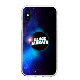 Чехол для iPhone XS Max матовый с принтом Black Sabbath в Кировске, Силикон | Область печати: задняя сторона чехла, без боковых панелей | black sabbath | билл уорд | блек | блэк | гизер батлер | группа | метал | музыка | надпись | озборн | оззи | ози | осборн | песни | рок | сабат | сабатаж | сабатх | тони айомми | хард рок | хеви метал