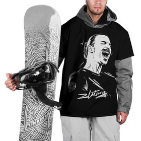 Накидка на куртку 3D с принтом Zlatan Ibrahimovic в Кировске, 100% полиэстер |  | Тематика изображения на принте: football | златан ибрагимович | игрок | сборная швеции | футбол | футболист