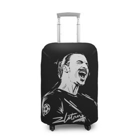 Чехол для чемодана 3D с принтом Zlatan Ibrahimovic в Кировске, 86% полиэфир, 14% спандекс | двустороннее нанесение принта, прорези для ручек и колес | football | златан ибрагимович | игрок | сборная швеции | футбол | футболист