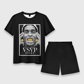 Мужской костюм с шортами 3D с принтом ASAP Rocky в Кировске,  |  | aap | asap | asaprocky | explicit | mayers | rakim | rakimmayers | rocky | testing | worldwide | асап | майерс | откровенный | раким | ракиммайерс | роки | рокки | эйсап | эйсэп