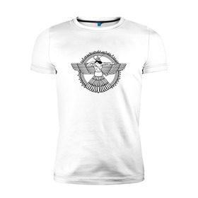 Мужская футболка премиум с принтом Assyrian в Кировске, 92% хлопок, 8% лайкра | приталенный силуэт, круглый вырез ворота, длина до линии бедра, короткий рукав | Тематика изображения на принте: 