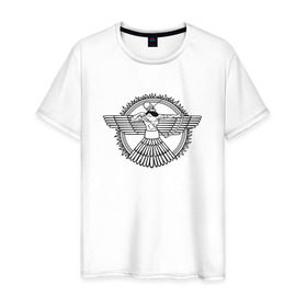 Мужская футболка хлопок с принтом Assyrian в Кировске, 100% хлопок | прямой крой, круглый вырез горловины, длина до линии бедер, слегка спущенное плечо. | 