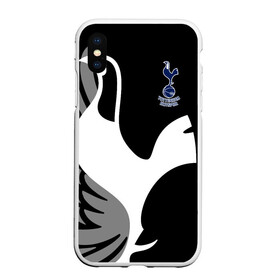 Чехол для iPhone XS Max матовый с принтом Tottenham Exclusive в Кировске, Силикон | Область печати: задняя сторона чехла, без боковых панелей | Тематика изображения на принте: hotspur | тоттенхэм | тоттэнхэм | форма | хотспур