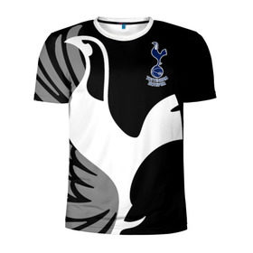 Мужская футболка 3D спортивная с принтом Tottenham Exclusive в Кировске, 100% полиэстер с улучшенными характеристиками | приталенный силуэт, круглая горловина, широкие плечи, сужается к линии бедра | hotspur | тоттенхэм | тоттэнхэм | форма | хотспур