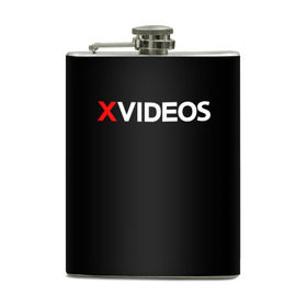 Фляга с принтом Xvideos в Кировске, металлический корпус | емкость 0,22 л, размер 125 х 94 мм. Виниловая наклейка запечатывается полностью | xvideos