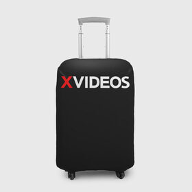 Чехол для чемодана 3D с принтом Xvideos в Кировске, 86% полиэфир, 14% спандекс | двустороннее нанесение принта, прорези для ручек и колес | xvideos