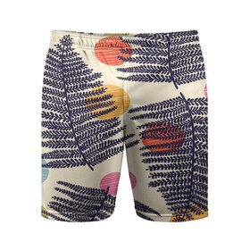 Мужские шорты 3D спортивные с принтом Тропики паттерн в Кировске,  |  | fashion | leaf | листья | мода | море | отдых | природа | тропики