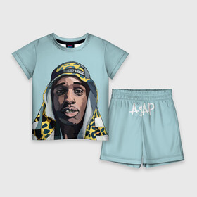 Детский костюм с шортами 3D с принтом ASAP Rocky в Кировске,  |  | aap | asap | asaprocky | explicit | mayers | rakim | rakimmayers | rocky | testing | worldwide | асап | майерс | откровенный | раким | ракиммайерс | роки | рокки | эйсап | эйсэп