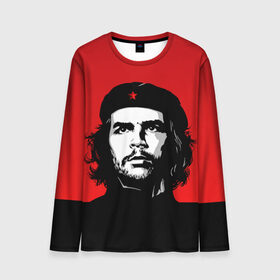 Мужской лонгслив 3D с принтом Che Guevara в Кировске, 100% полиэстер | длинные рукава, круглый вырез горловины, полуприлегающий силуэт | 