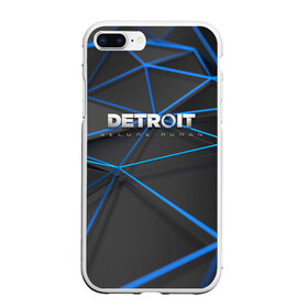 Чехол для iPhone 7Plus/8 Plus матовый с принтом Detroitbecome human в Кировске, Силикон | Область печати: задняя сторона чехла, без боковых панелей | connor | cyberlife | detroit become human | deviant | kara | markus | ps4 | rk800 |  detroit: become human | детроит | детроит: стать человеком | игры | кара | коннор | конор | кэра | маркус | пиратs | эксклюзив