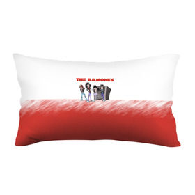 Подушка 3D антистресс с принтом The Ramones в Кировске, наволочка — 100% полиэстер, наполнитель — вспененный полистирол | состоит из подушки и наволочки на молнии | Тематика изображения на принте: 