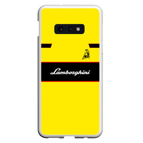 Чехол для Samsung S10E с принтом Lamborghini в Кировске, Силикон | Область печати: задняя сторона чехла, без боковых панелей | automobili | gallardo | lamborghini | murcielago | reventon | roadster | s.p.a. | авто | автомобиль | знак | ламборгини | ламборджини | ламборжини | лого | машина | символ | спорт | тачка | эмблема