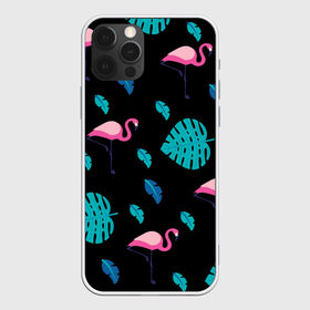 Чехол для iPhone 12 Pro Max с принтом Узор из фламинго в Кировске, Силикон |  | африка | крылья | мода | прикольные | природа | птица | розовый | фламинго | цвет | яркие
