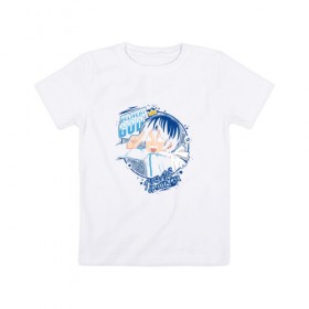 Детская футболка хлопок с принтом Delivery God в Кировске, 100% хлопок | круглый вырез горловины, полуприлегающий силуэт, длина до линии бедер | delivery god | noragami