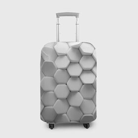 Чехол для чемодана 3D с принтом Геометрическая живопись в Кировске, 86% полиэфир, 14% спандекс | двустороннее нанесение принта, прорези для ручек и колес | cube | cubisme | коллаж | куб | кубизм | пабло | пикассо | сезанновский | синтетический