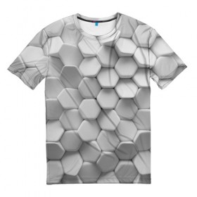 Мужская футболка 3D с принтом Геометрическая живопись в Кировске, 100% полиэфир | прямой крой, круглый вырез горловины, длина до линии бедер | cube | cubisme | коллаж | куб | кубизм | пабло | пикассо | сезанновский | синтетический