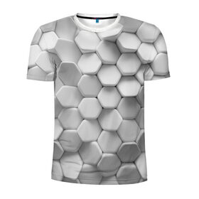Мужская футболка 3D спортивная с принтом Геометрическая живопись в Кировске, 100% полиэстер с улучшенными характеристиками | приталенный силуэт, круглая горловина, широкие плечи, сужается к линии бедра | cube | cubisme | коллаж | куб | кубизм | пабло | пикассо | сезанновский | синтетический