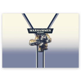 Поздравительная открытка с принтом Warhammer 40000: Tau Empire в Кировске, 100% бумага | плотность бумаги 280 г/м2, матовая, на обратной стороне линовка и место для марки
 | 40000 | game | rts | tau | warhammer | warhammer40000 | вархаммер | игры | тау