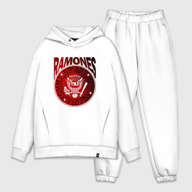 Мужской костюм хлопок OVERSIZE с принтом Ramones в Кировске,  |  | ramone | ramones | группа | джонни | джоуи | ди ди томми | марки | панк | поп | раманес | раманэс | рамон | рамонес | рамонэс | рамоун | рамоунз | рамоунс | рок | хард | хардрок