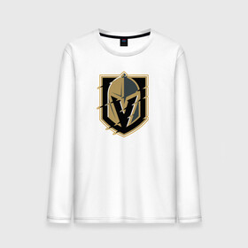 Мужской лонгслив хлопок с принтом Vegas Golden Knights в Кировске, 100% хлопок |  | nhl | stanley cup | vegas golden knights | vegas knights | вегас голден найтс | вегас найтс | кубок стенли | кубок стэнли | нхл | хоккей | хоккейный клуб