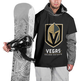 Накидка на куртку 3D с принтом Vegas Golden Knights в Кировске, 100% полиэстер |  | Тематика изображения на принте: 