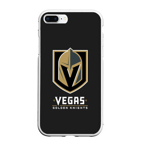 Чехол для iPhone 7Plus/8 Plus матовый с принтом Vegas Golden Knights в Кировске, Силикон | Область печати: задняя сторона чехла, без боковых панелей | Тематика изображения на принте: 