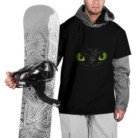Накидка на куртку 3D с принтом как приручить дракона в Кировске, 100% полиэстер |  | how to train your dragon | беззубик | викинги | дракон | как приручить дракона | ночная фурия