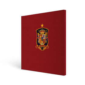 Холст квадратный с принтом Сборная Испании в Кировске, 100% ПВХ |  | сборная испании | футбол