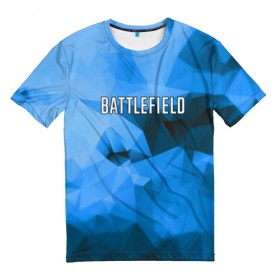 Мужская футболка 3D с принтом Battlefield в Кировске, 100% полиэфир | прямой крой, круглый вырез горловины, длина до линии бедер | 