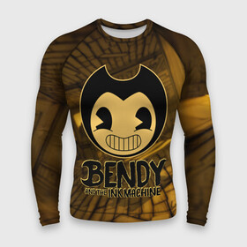 Мужской рашгард 3D с принтом Bendy and the ink machine (33) в Кировске,  |  | bendy | bendy and the ink machine | бенди | бенди и чернильная машина