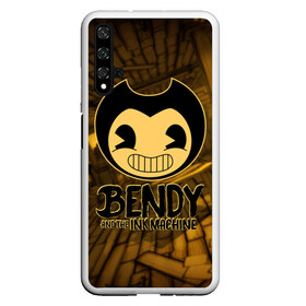 Чехол для Honor 20 с принтом Bendy and the ink machine (33) в Кировске, Силикон | Область печати: задняя сторона чехла, без боковых панелей | Тематика изображения на принте: bendy | bendy and the ink machine | бенди | бенди и чернильная машина