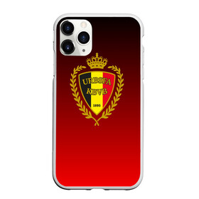 Чехол для iPhone 11 Pro Max матовый с принтом Сборная Бельгии в Кировске, Силикон |  | сборная бельгии | футбол  | чемпионат мира