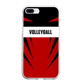 Чехол для iPhone 7Plus/8 Plus матовый с принтом Volleyball в Кировске, Силикон | Область печати: задняя сторона чехла, без боковых панелей | sport | volleyball | волейбол | спорт