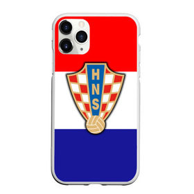 Чехол для iPhone 11 Pro матовый с принтом Сборная Хорватии флаг в Кировске, Силикон |  | европы | хорватия | чемпионат мира | чм