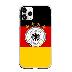 Чехол для iPhone 11 Pro матовый с принтом Сборная Германии флаг в Кировске, Силикон |  | германия | европы | мира | чемпионат | чм