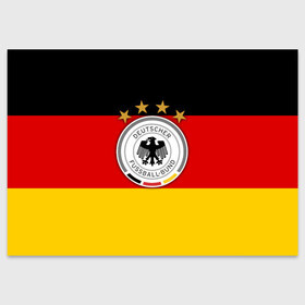 Поздравительная открытка с принтом Сборная Германии флаг в Кировске, 100% бумага | плотность бумаги 280 г/м2, матовая, на обратной стороне линовка и место для марки
 | Тематика изображения на принте: германия | европы | мира | чемпионат | чм