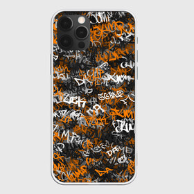 Чехол для iPhone 12 Pro с принтом Jump da f#ck up! в Кировске, силикон | область печати: задняя сторона чехла, без боковых панелей | slipknot | soulfly | u rban | белый | графити | граффити | камуфляж | надпись | оранжевый | черный