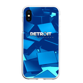 Чехол для iPhone XS Max матовый с принтом Detroit:become human в Кировске, Силикон | Область печати: задняя сторона чехла, без боковых панелей | connor | cyberlife | detroit become human | deviant | kara | markus | ps4 | rk800 |  detroit: become human | детроит | детроит: стать человеком | игры | кара | коннор | конор | кэра | маркус | пиратs | эксклюзив