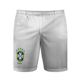 Мужские шорты 3D спортивные с принтом Бразилия 2018 гостевые спорт в Кировске,  |  | Тематика изображения на принте: 