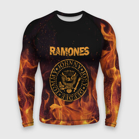 Мужской рашгард 3D с принтом Ramones в Кировске,  |  | ramones | джонни | джоуи | ди ди томми | рамон | рамонес | рамоун | рамоунз | рамоунс | рок группа