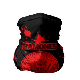 Бандана-труба 3D с принтом Ramones в Кировске, 100% полиэстер, ткань с особыми свойствами — Activecool | плотность 150‒180 г/м2; хорошо тянется, но сохраняет форму | ramones | джонни | джоуи | ди ди томми | рамон | рамонес | рамоун | рамоунз | рамоунс | рок группа