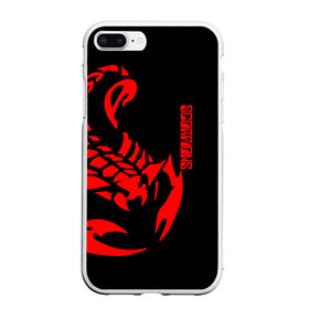 Чехол для iPhone 7Plus/8 Plus матовый с принтом Scorpions в Кировске, Силикон | Область печати: задняя сторона чехла, без боковых панелей | scorpions | группа | скорпионс | хард | хардрок